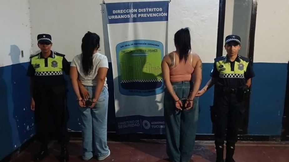 Dos mujeres fueron detenidas tras el robo en un comercio