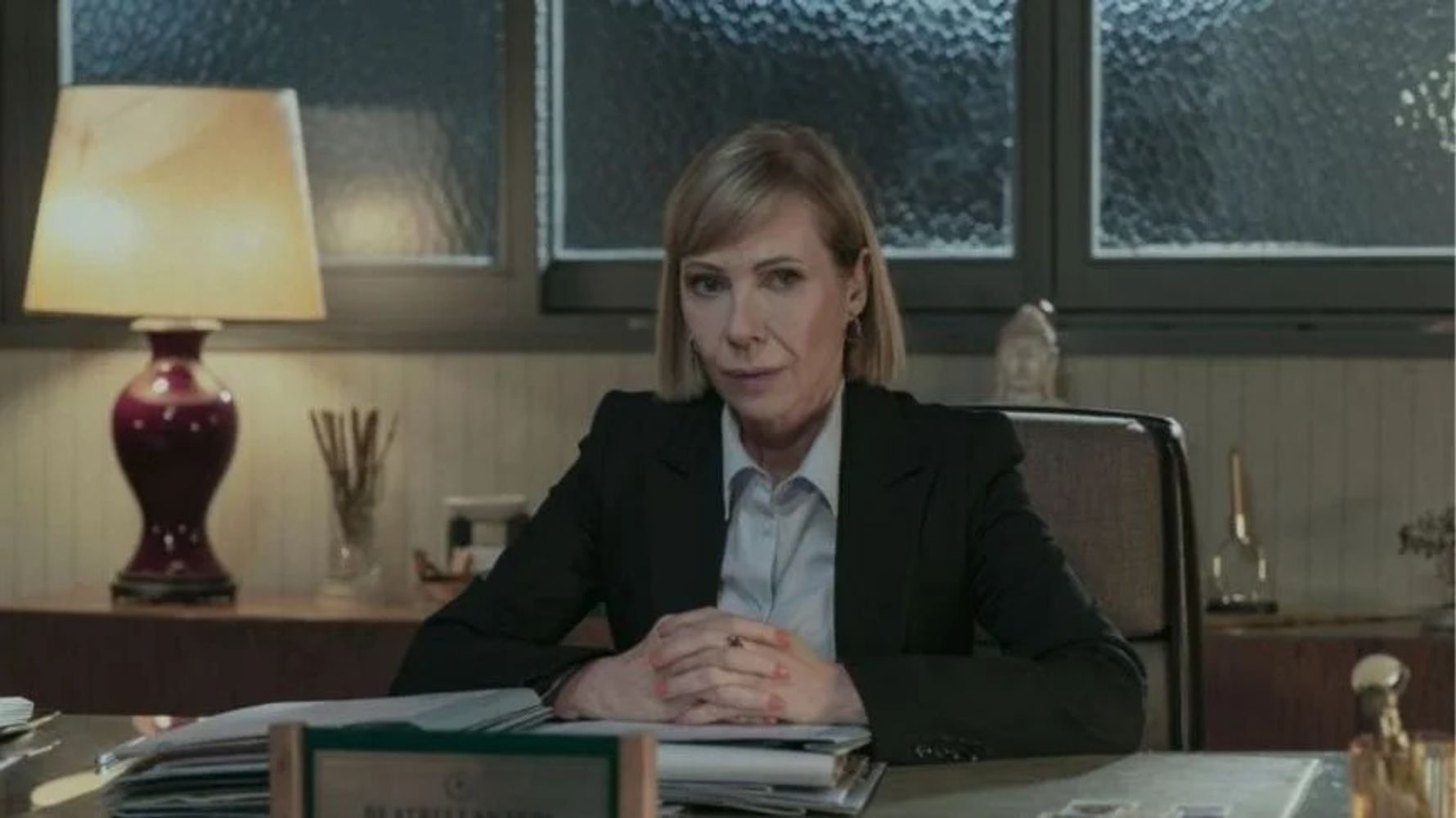 Inés Estévez como parte del elenco destacado de En el Barro 2.