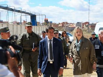 La ministra de Seguridad de la Nación estuvo en la frontera de Jujuy con Bolivia