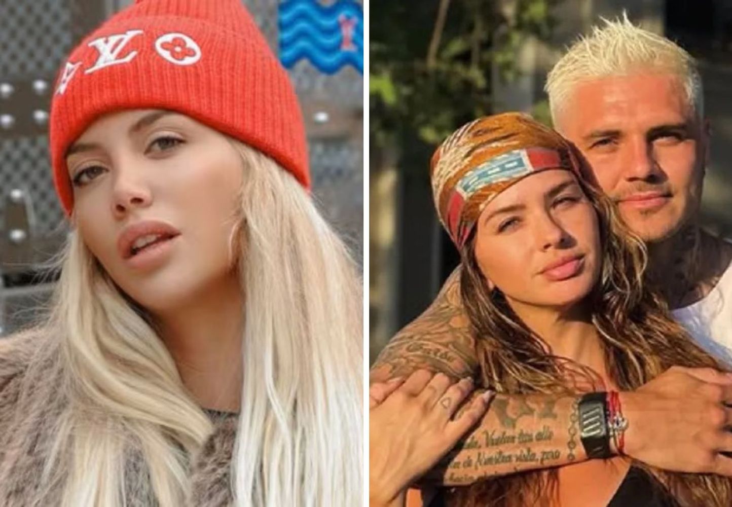 Wanda Nara, Mauro Icardi y la China Suárez
