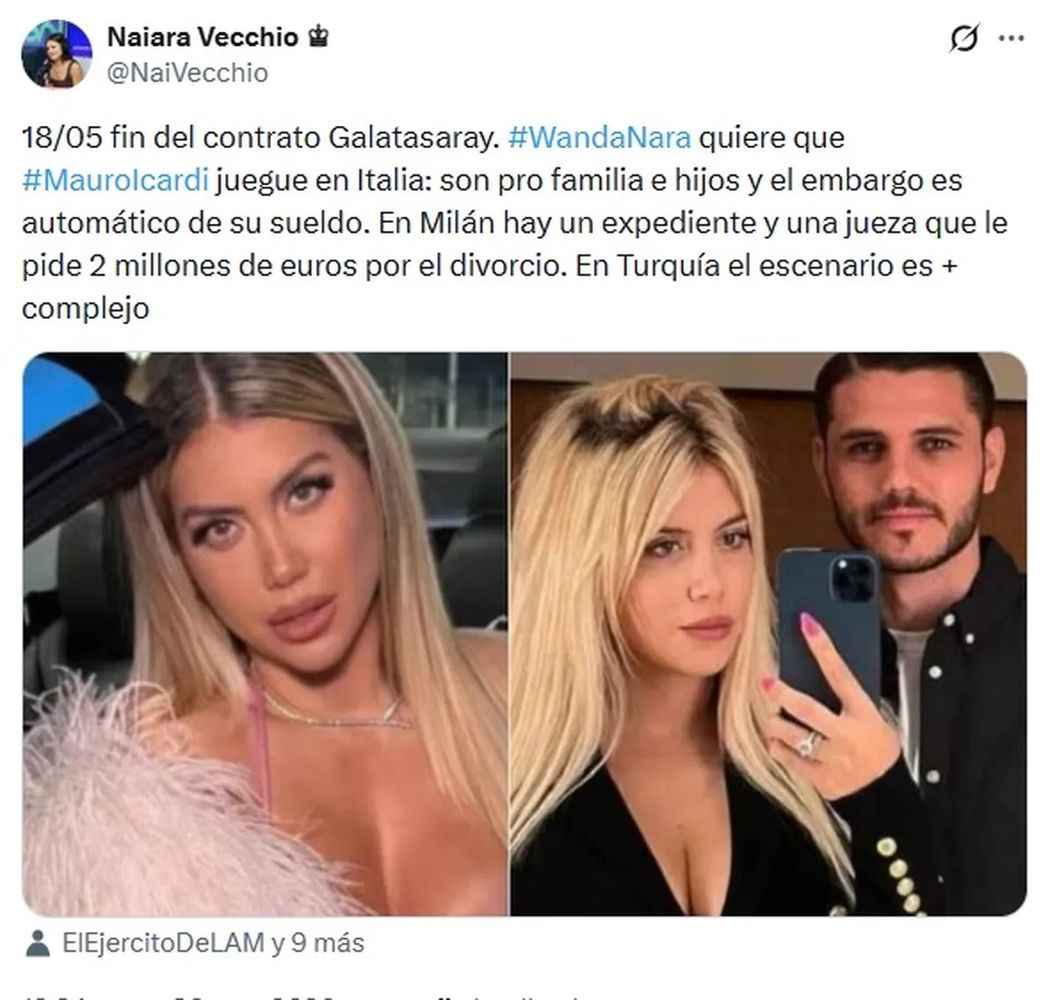 La estrategia de Wanda Nara para el futuro de la China y Mauro
