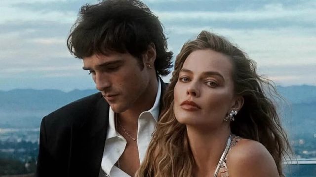 Margot Robbie y Jacob Elordi.