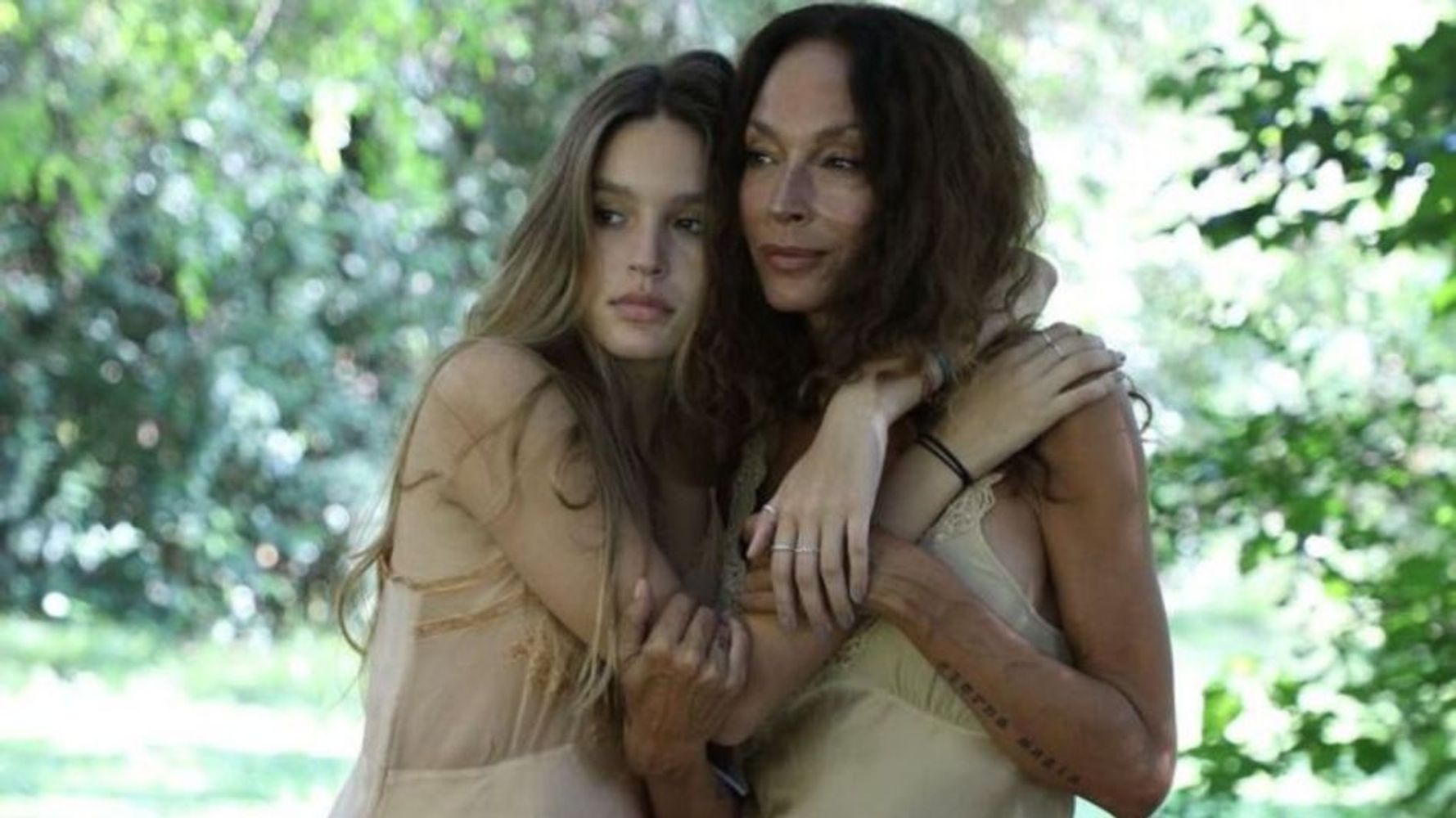 India Ortega y su mamá