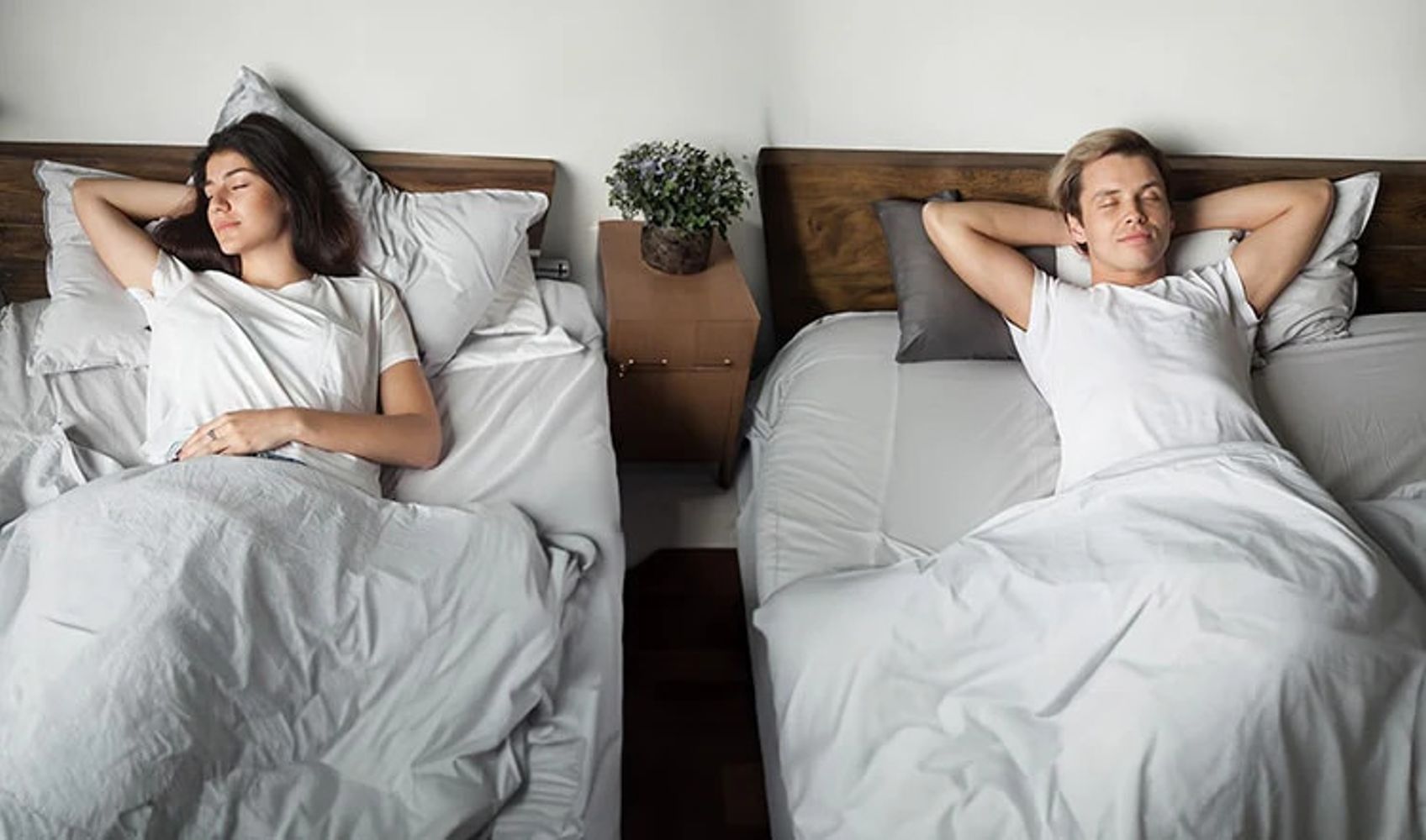 Sleep divorce.