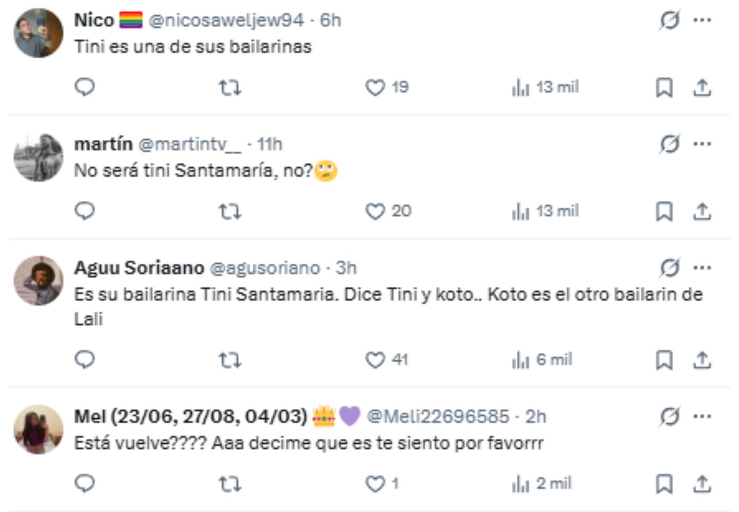 La aclaración de los fanáticos.