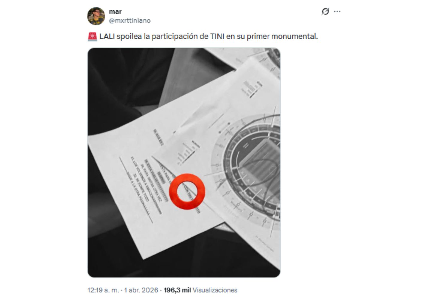 La foto se viralizó en Twitter.