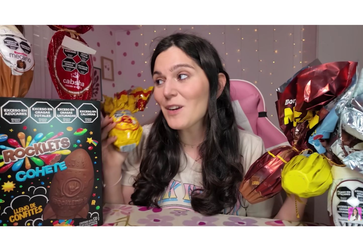 La influencer probó todos los huevos de supermercado.