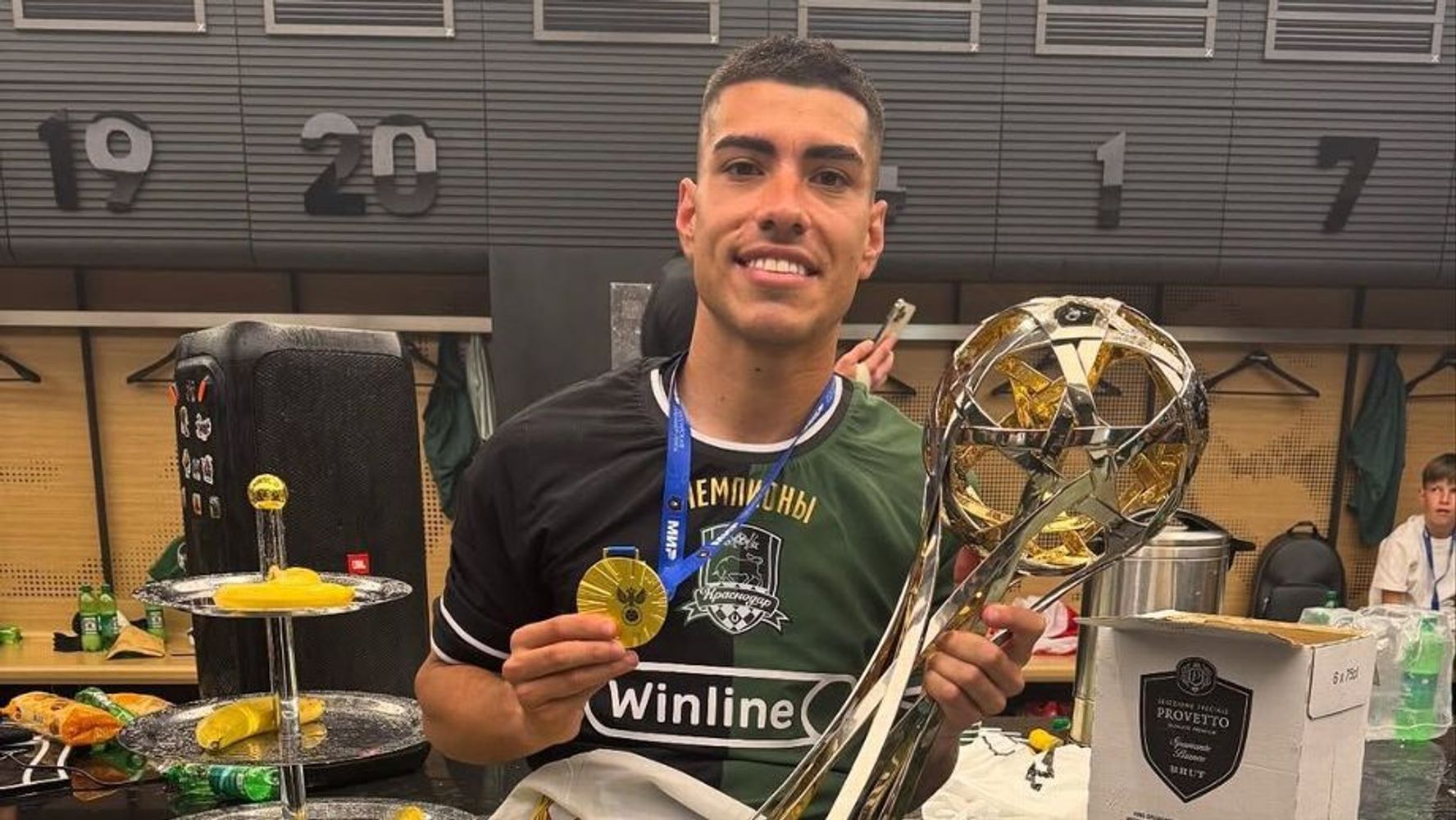 Olaza, actual jugador de Krasnodar.