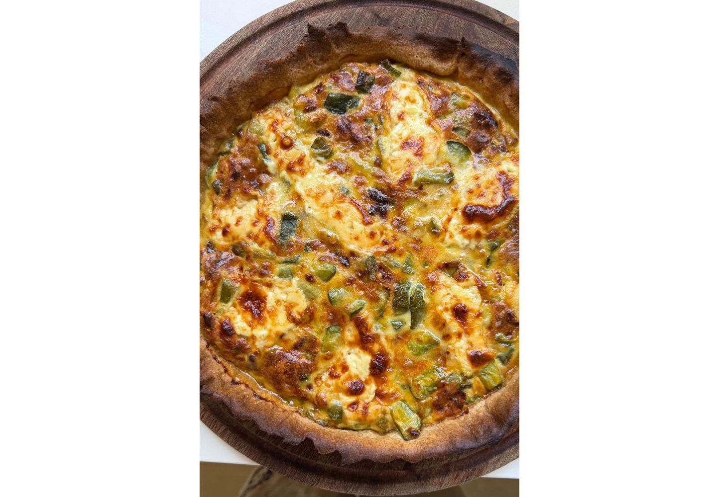 Así queda la tarta de zapallitos con la receta de Cande.