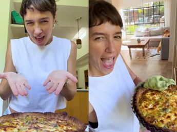 Tarta de zapallitos "noble y nutritiva": la receta de Cande Vetrano para resolver rápido