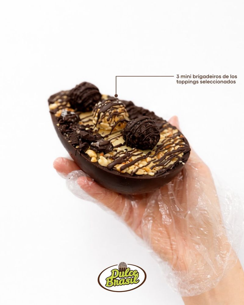 Dulce Brasil propone una Pascua diferente en Paraná con huevos rellenos de brigadeiros.