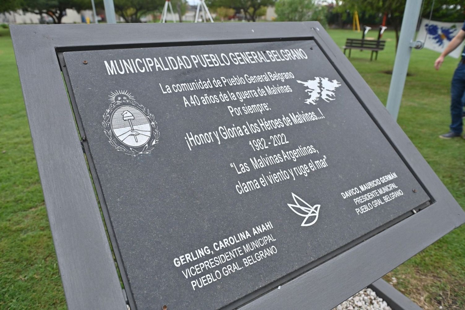 Acto Malvinas, PGB.