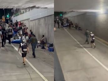 Pudo ser una tragedia: un micro con hinchas de Chaco For Ever quedó destruido en un túnel y hay varios heridos