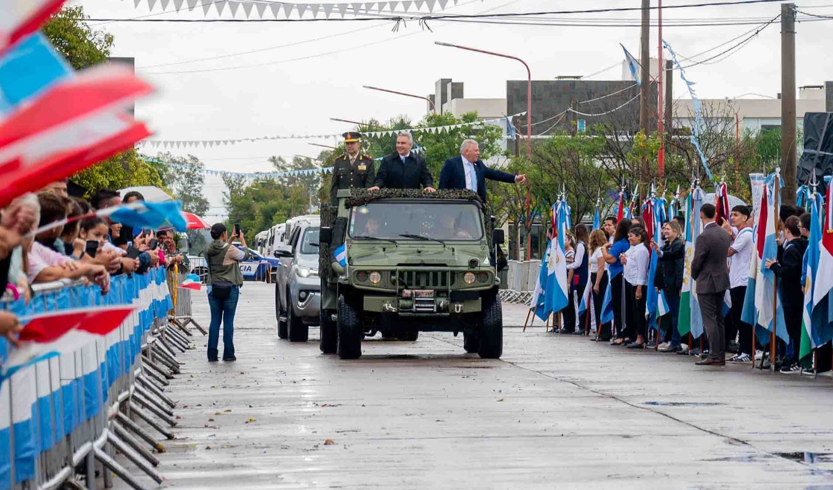Acto Oficial de la Provincia en Arroyito por el Día del Veterano y de los Caídos en la Guerra de Malvinas