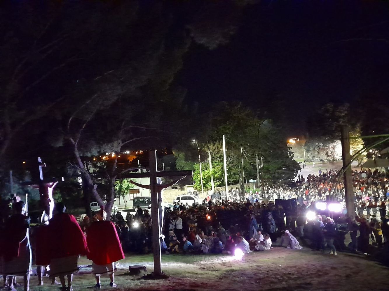 Tradicional Vía Crucis viviente en Punta Alta