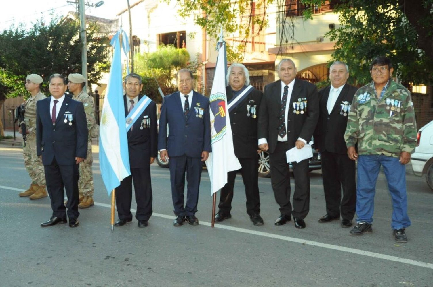 "A 44 años de la gesta, estamos agradecidos con este homenaje, y es un sentimiento que aflora permanentemente, después de muchos años de invisibilización y de no poder hablar de ello", dijo el VGM Luis Antonio Leguina.