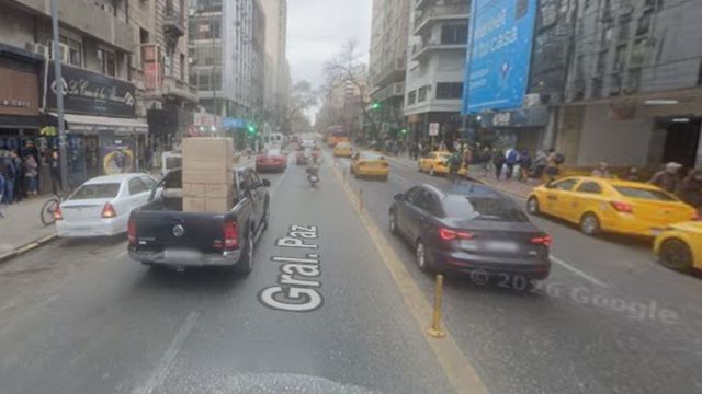 El desprendimiento ocurrió en avenida General Paz y 9 de Julio.