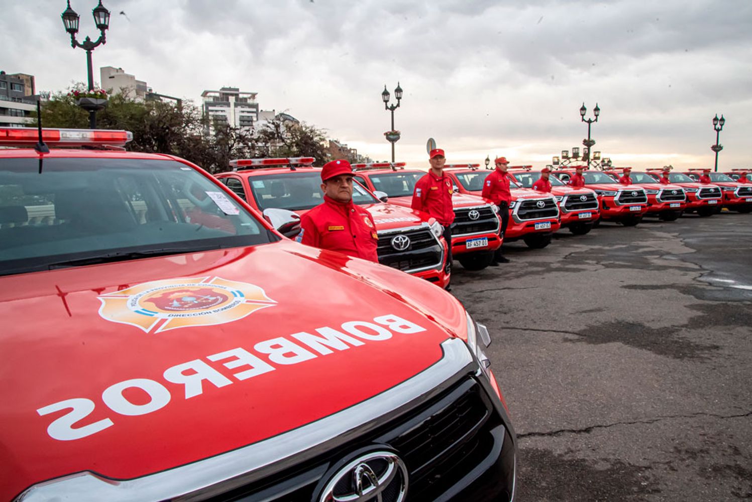 Bomberos.