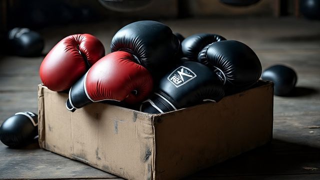 Guantes boxeo
