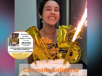 Luna, la adolescente entrerriana que necesita tratamiento médico en el exterior y movilizó a toda la provincia
