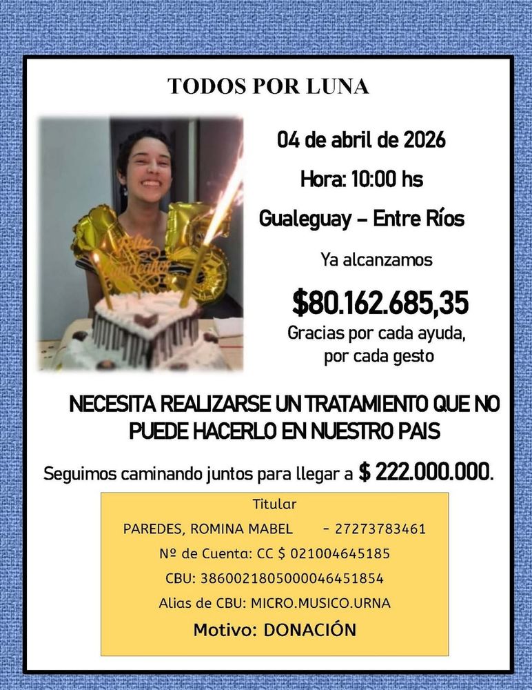 Campaña solidaria. Crédito Radio Gualeguay