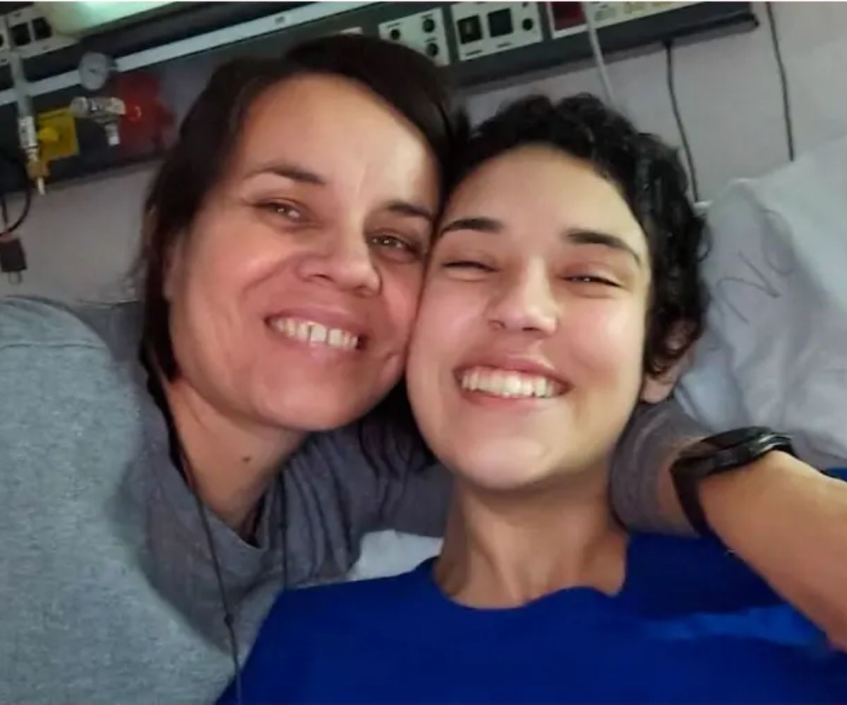  Luna y su mamá Romina.
