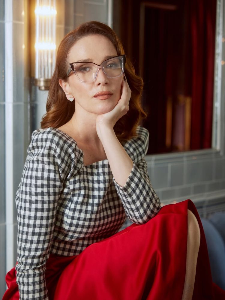 Natalia Oreiro arrasó con un look de estilo vintage y marcó tendencia con un estampado cuadrillé