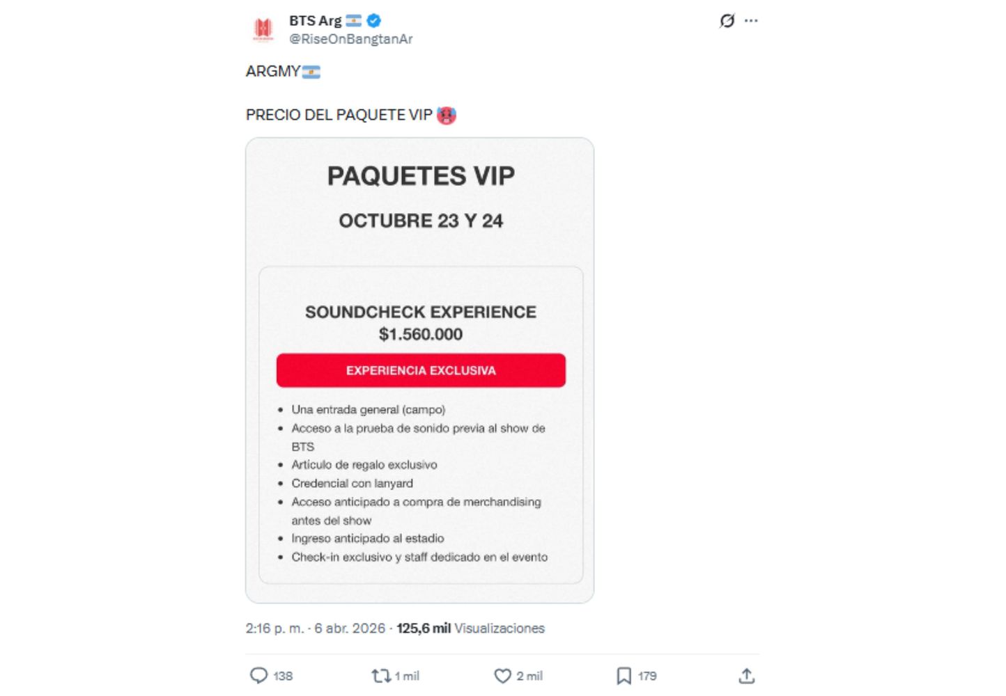 El precio se viralizó en redes y el fandom no tardó en reaccionar.