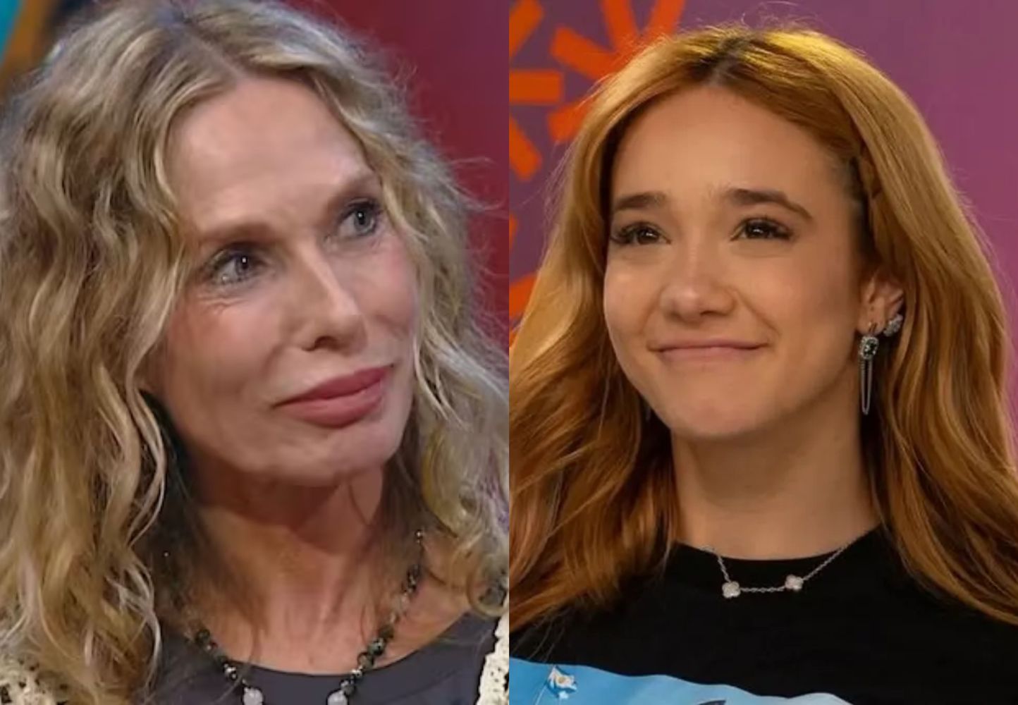 Gloria Carrá y Ángela Torres