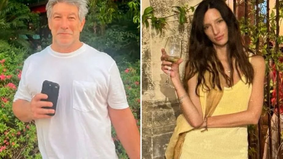 La primera foto: Pachu Peña presentó a su nueva novia 20 años menor y estallaron las redes
