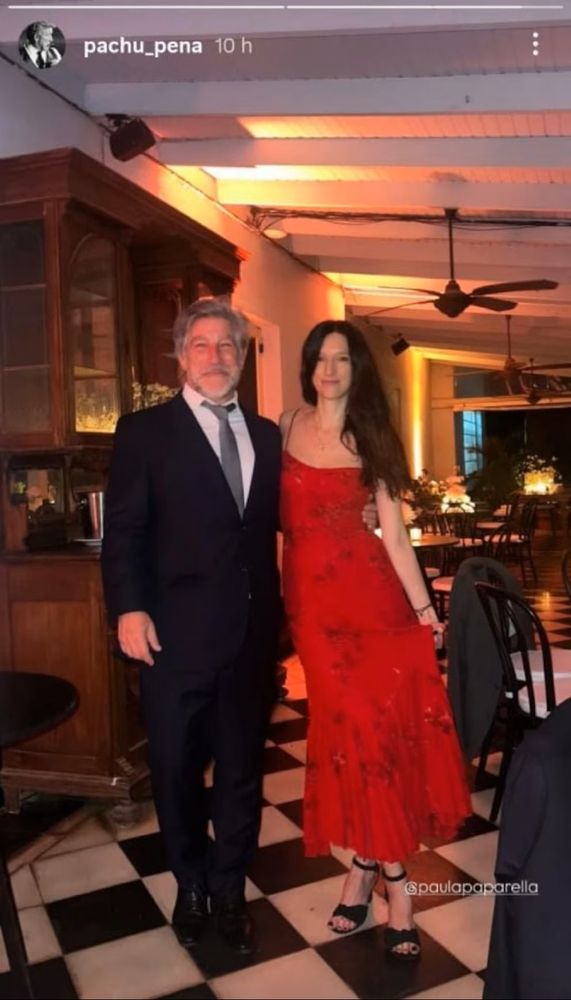 Pachu Peña y Paula Paparella: la primera foto.