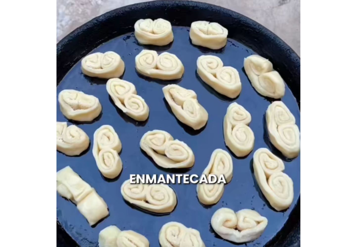 Estas palmeritas son muy fáciles de hacer.
