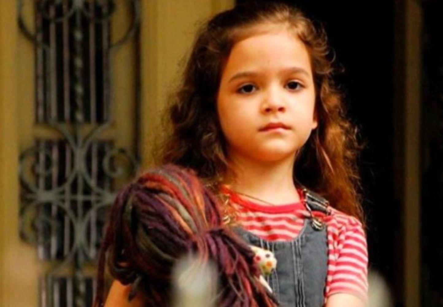 Mel Maia, la nena que interpretó a Rita en Avenida Brasil.