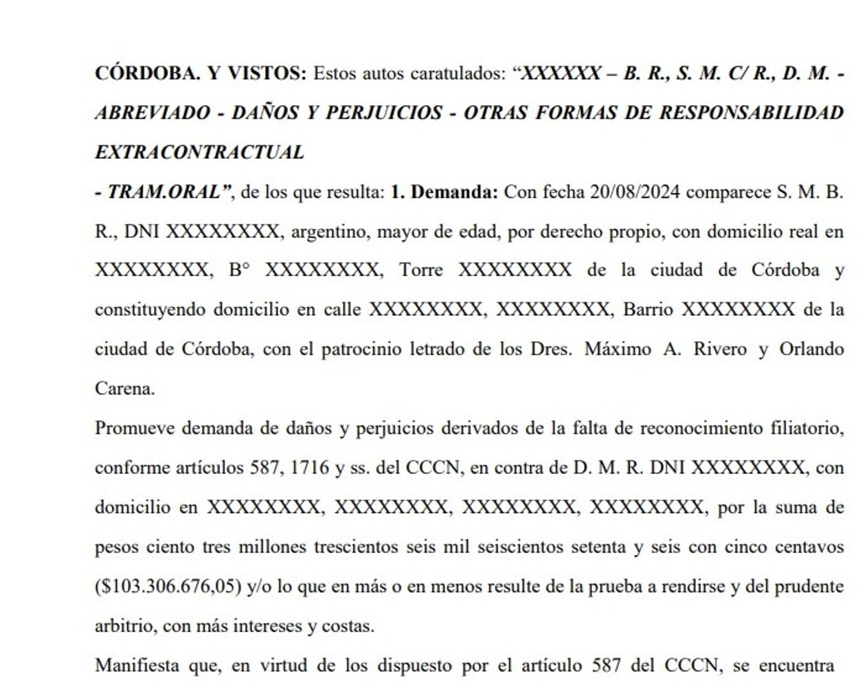 El fallo de la Justicia de Córdoba.