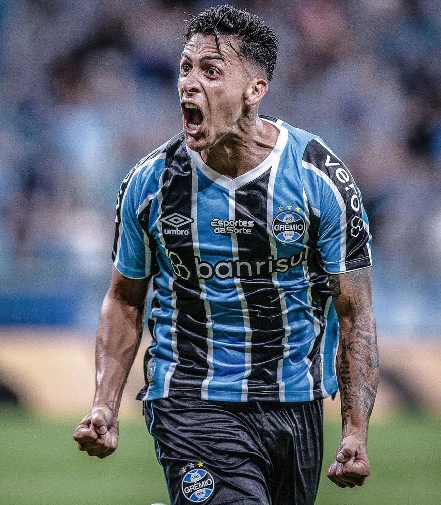Cristian Pavón, el delantero surgido en Talleres que juega en Gremio de Porto Alegre.