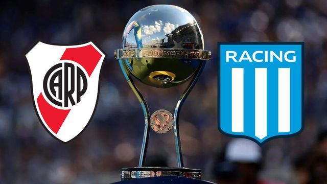 River y Racing, candidatos en la Sudamericana 2026.