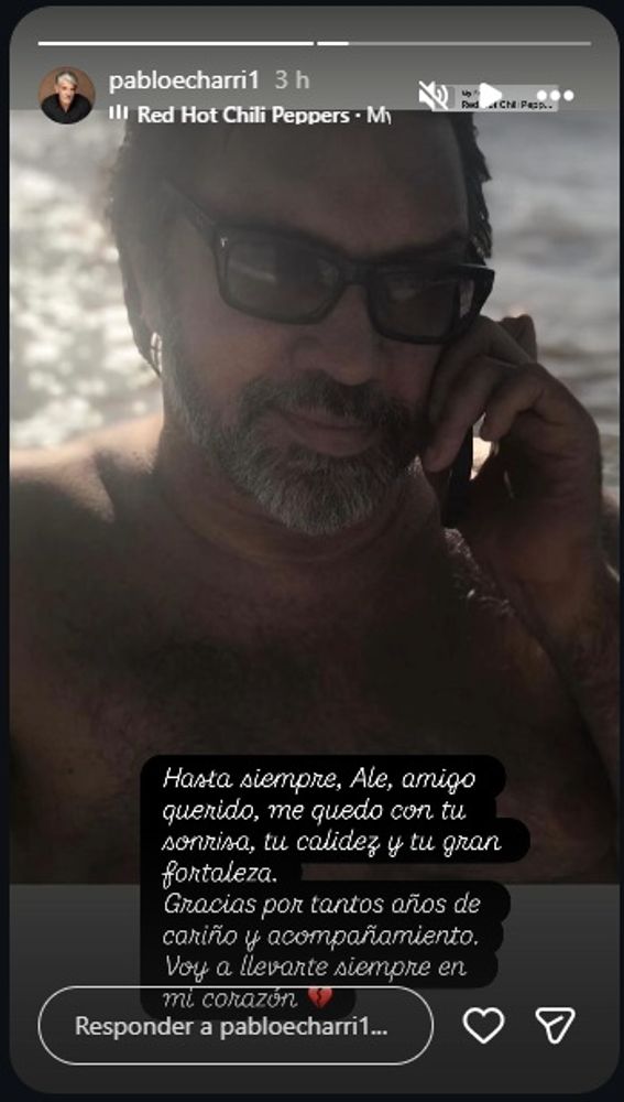 Alejandro Farrell. El adiós de Pablo Echarri.