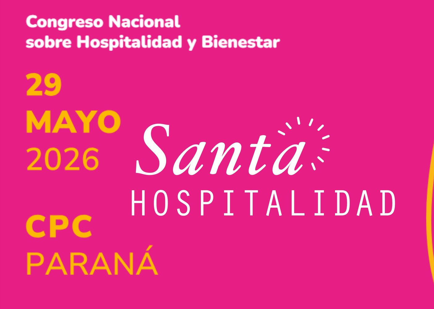 29 de Mayo Santa Hospitalidad en el CPC Paraná.