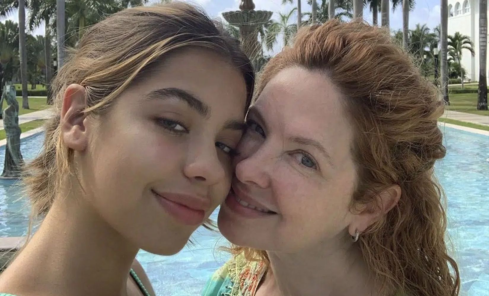 Andrea del Boca y su hija
