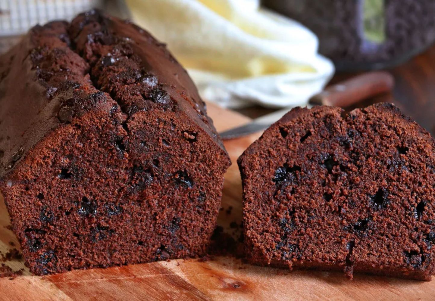 Budín de chocolate.