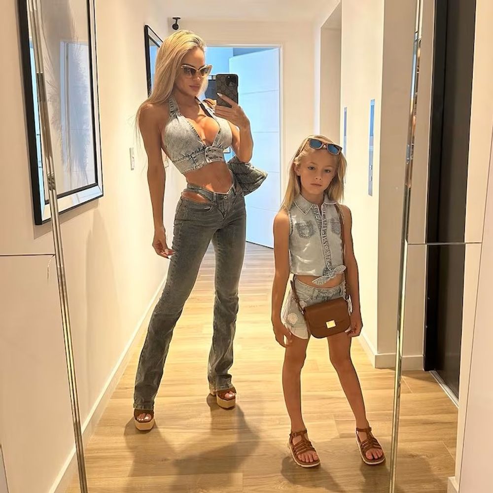 Luciana Salazar y Matilda