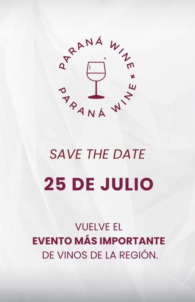 Paraná Wine 2026 lanzó su preventa con cupos limitados y alta expectativa.