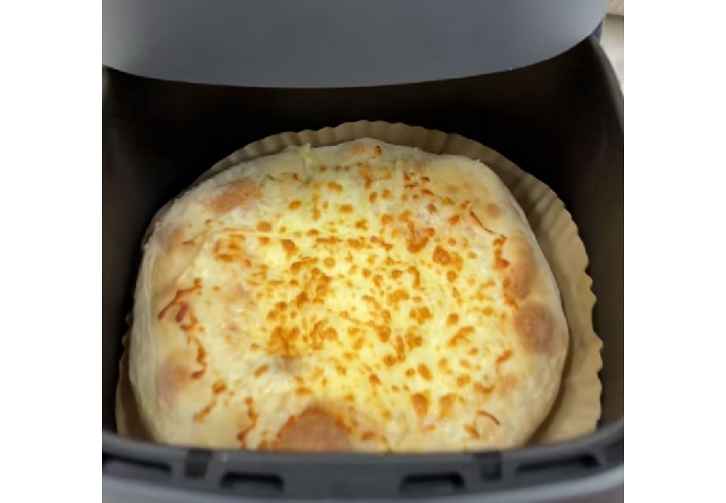 Esta pizza está lista en minutos.