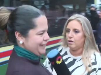 Paula Bernini mostró la situación de los colectivos en el AMBA y vivió un curioso momento
