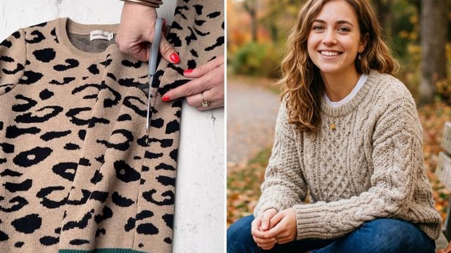 El truco viral para transformar sweaters viejos en el buzo más canchero del invierno.