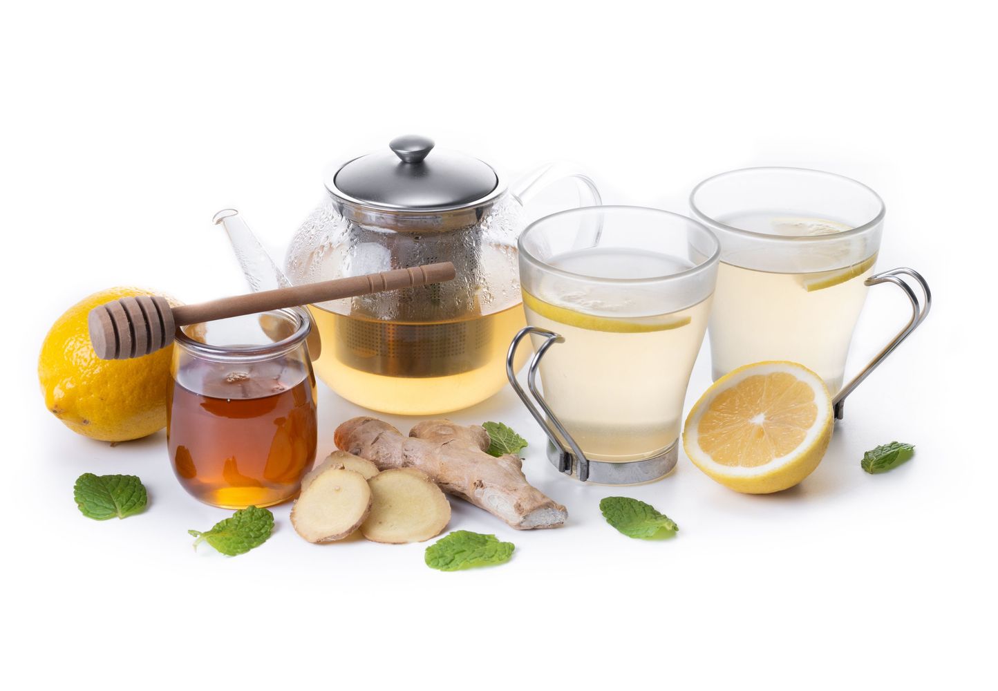 Té de limón y jengibre.