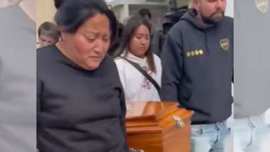 El momento más triste: el último adiós a Ángel, el nene de 4 años que murió en Comodoro Rivadavia