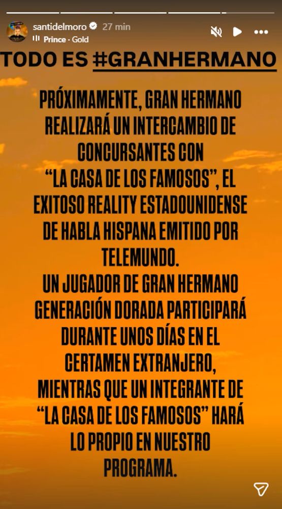 Gran Hermano intercambio