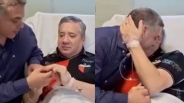 La pareja que se casó en un hospital de Santa Fe