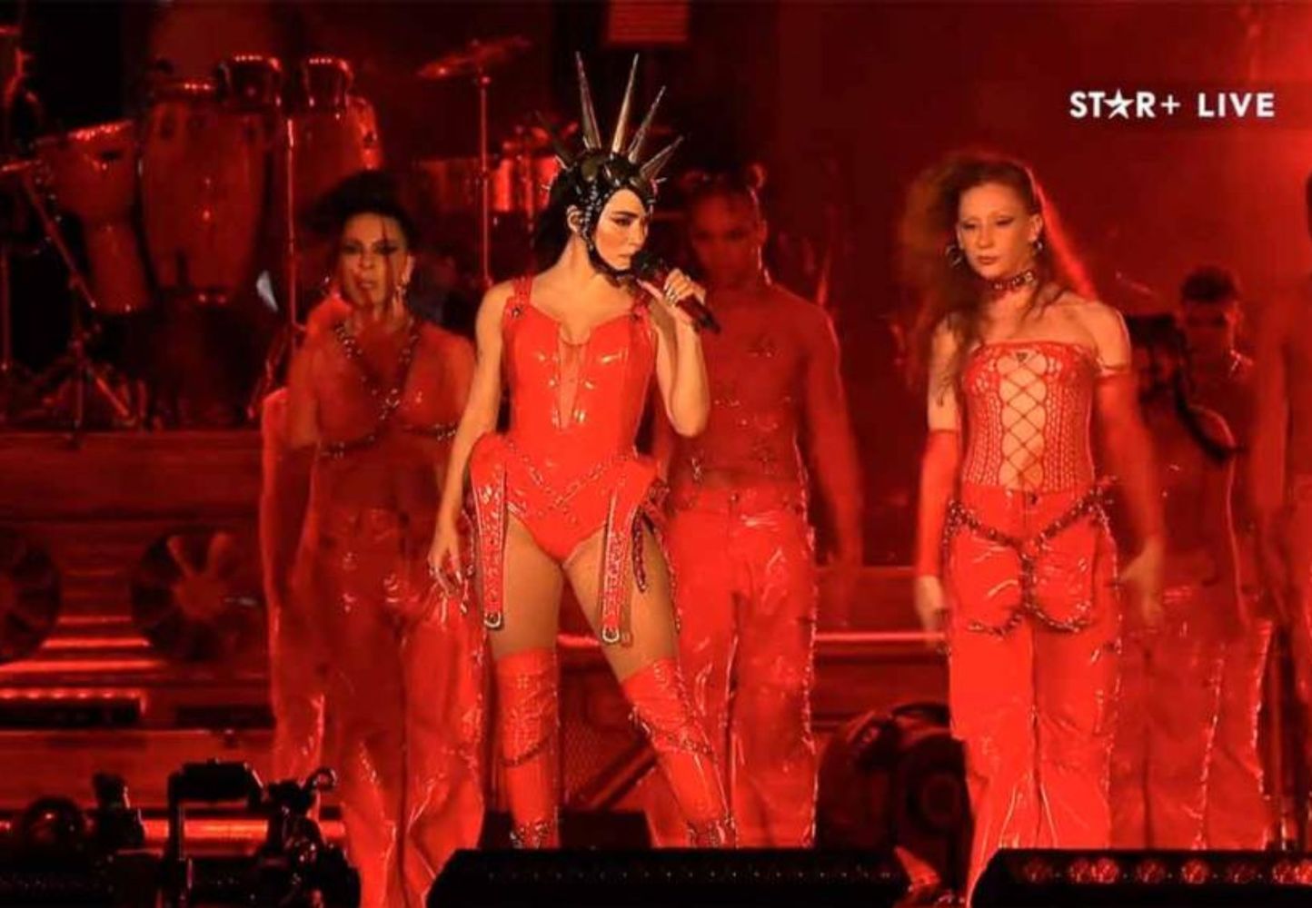 Lali en su primer show en Vélez.
